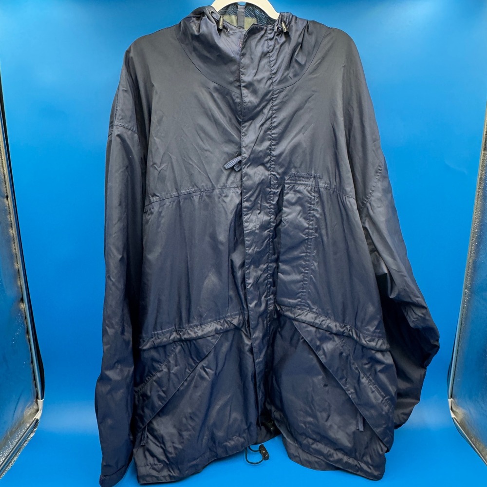 Storm Tech Inside‎ Edge Men's Waterproof Breathable Hooded Jacket XXL Navy Blue